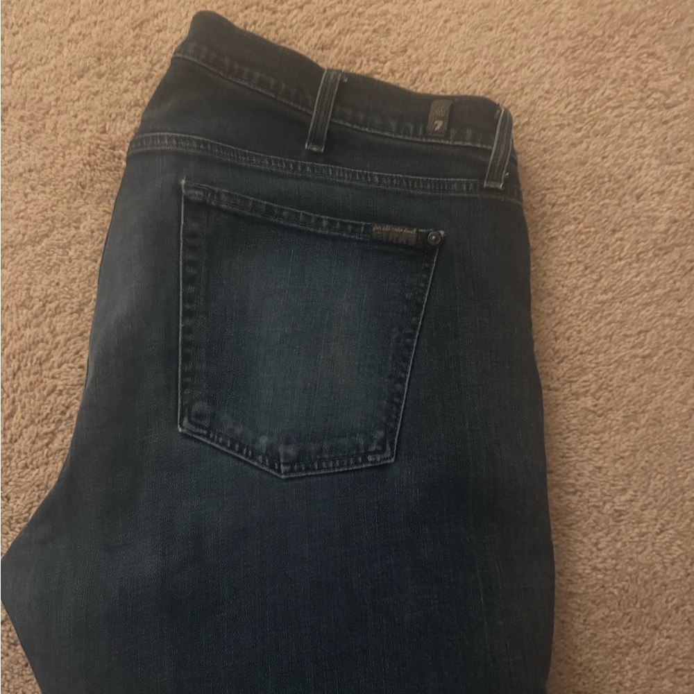 7 For All Mankind Deep Indigo Jeans